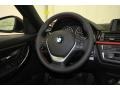 Black/Red Highlight 2012 BMW 3 Series 328i Sedan Steering Wheel
