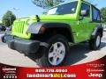Gecko Green 2012 Jeep Wrangler Sport S 4x4