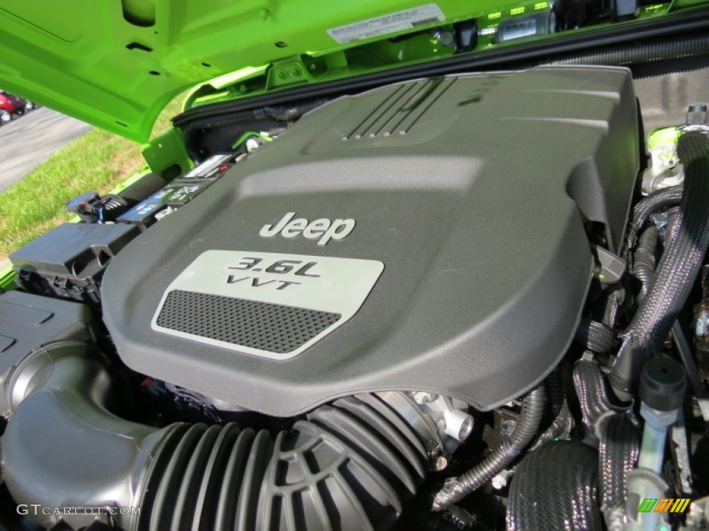 2012 Jeep Wrangler Sport S 4x4 3.6 Liter DOHC 24-Valve VVT Pentastar V6 Engine Photo #68376846