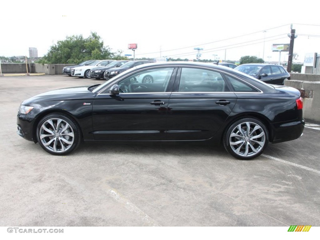 Brilliant Black 2013 Audi A6 3.0T quattro Sedan Exterior Photo #68376987