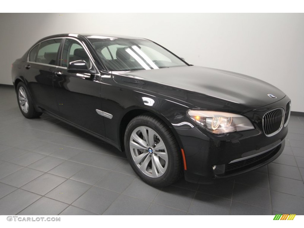 2012 7 Series 740Li Sedan - Black Sapphire Metallic / Black photo #1
