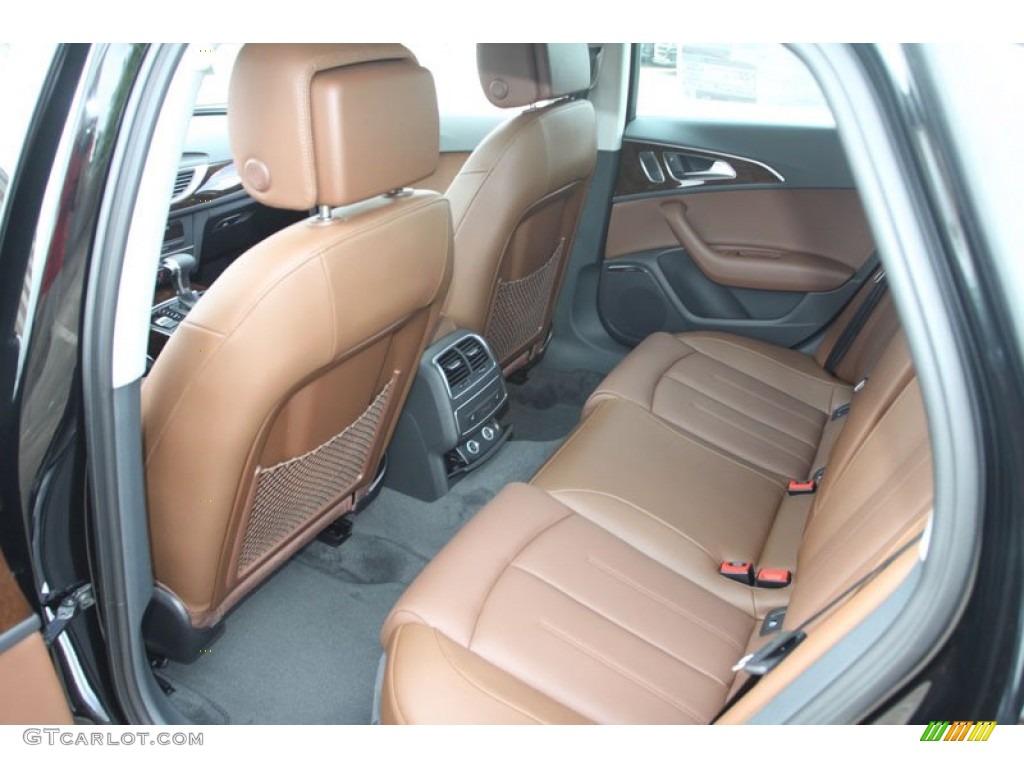 Nougat Brown Interior 2013 Audi A6 3.0T quattro Sedan Photo #68377056