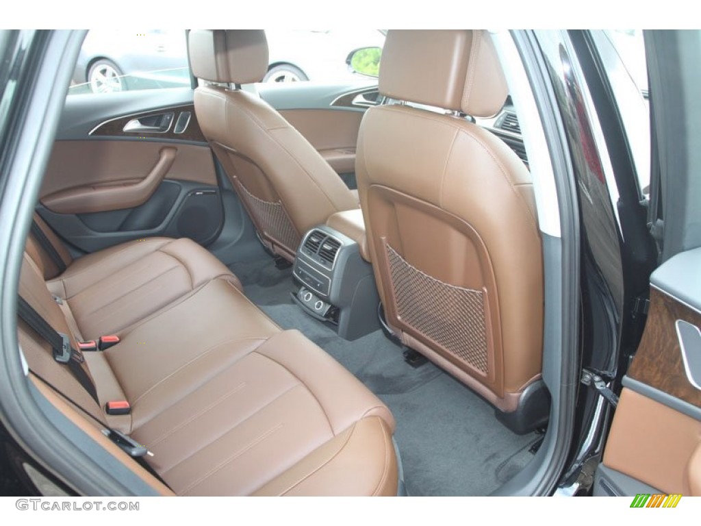 Nougat Brown Interior 2013 Audi A6 3.0T quattro Sedan Photo #68377149