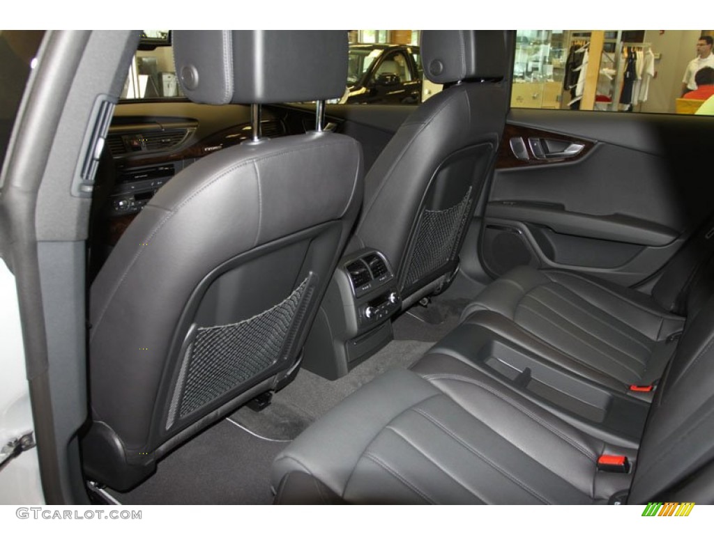 Black Interior 2013 Audi A7 3.0T quattro Prestige Photo #68377374