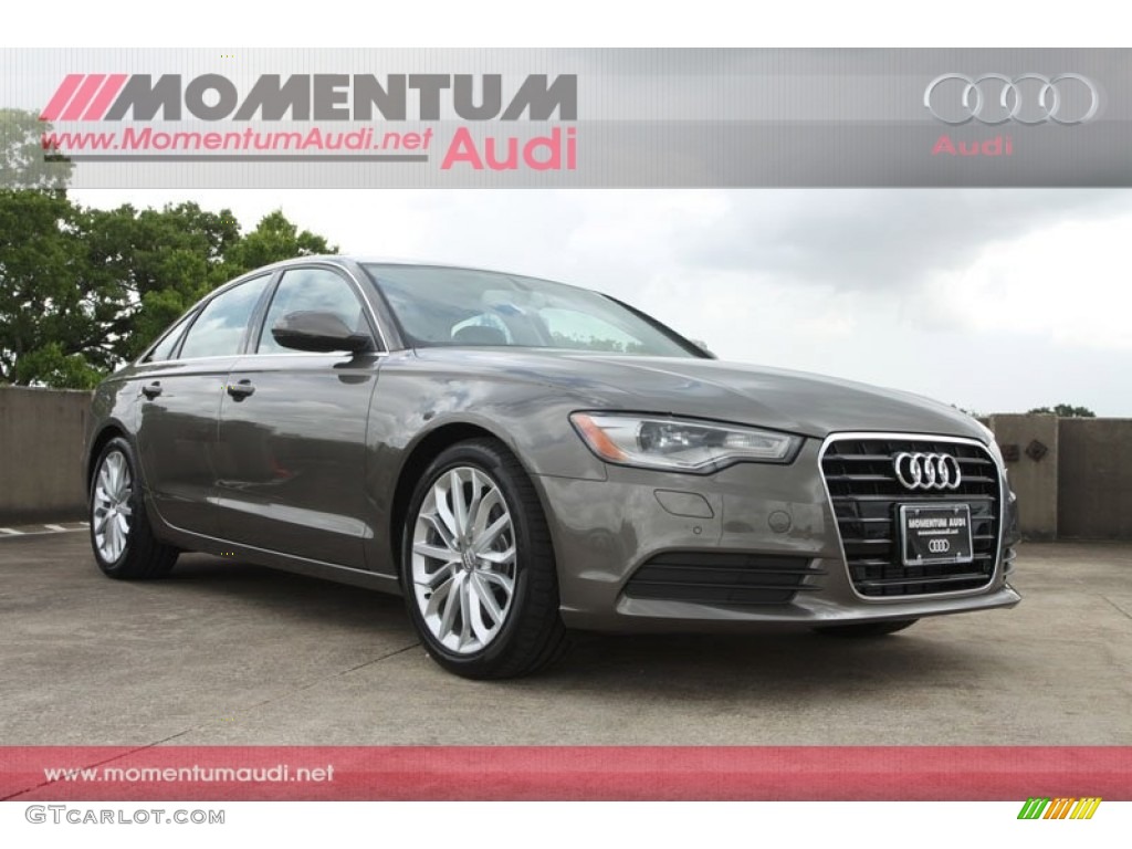 2013 A6 2.0T Sedan - Dakota Gray Metallic / Black photo #1