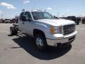 2013 Quicksilver Metallic GMC Sierra 3500HD Extended Cab Chassis  photo #3