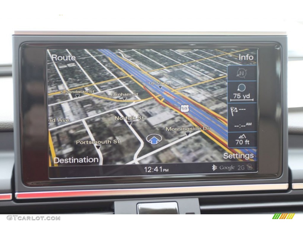 2013 Audi A6 3.0T quattro Sedan Navigation Photo #68378196
