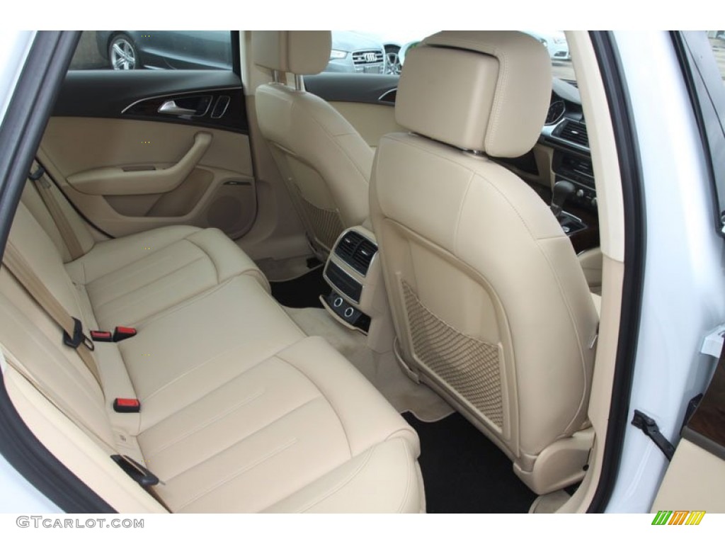 Velvet Beige Interior 2013 Audi A6 3.0T quattro Sedan Photo #68378220