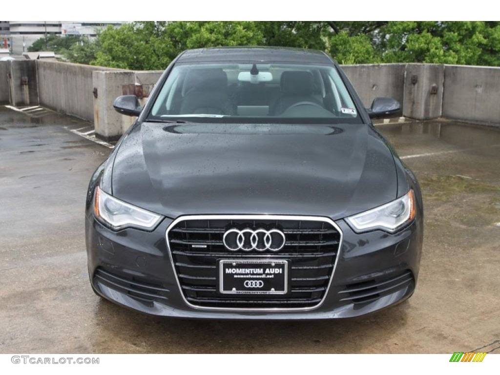 2013 A6 3.0T quattro Sedan - Oolong Gray Metallic / Black photo #2