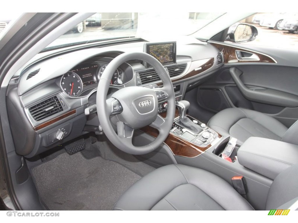 2013 A6 3.0T quattro Sedan - Oolong Gray Metallic / Black photo #11