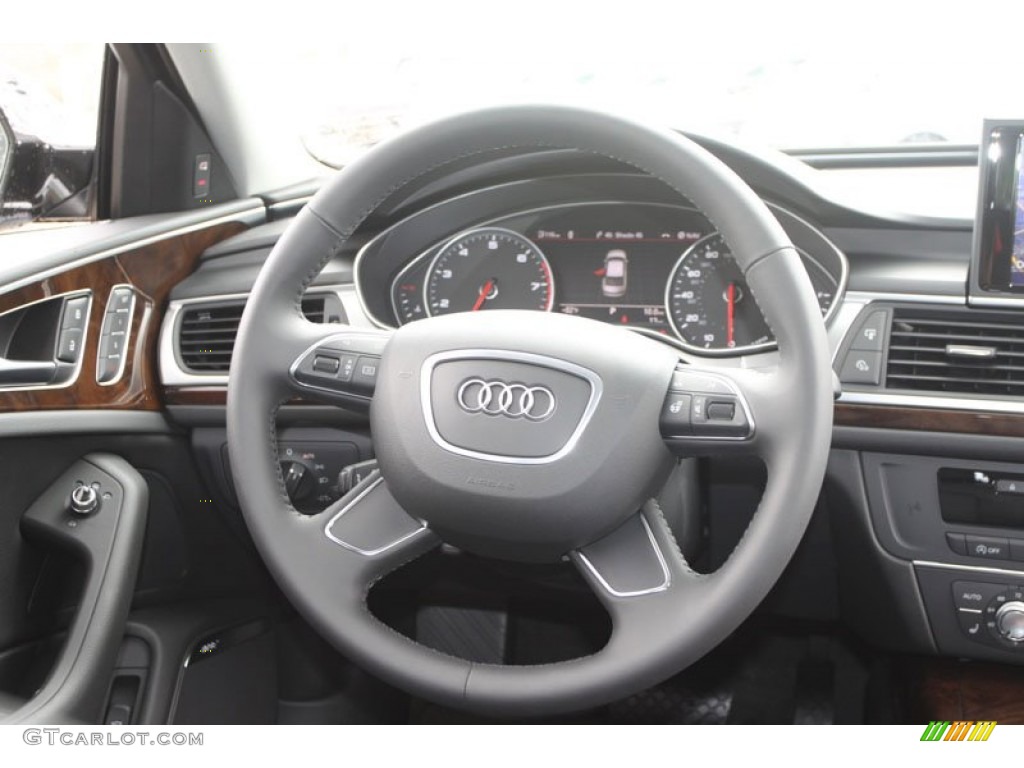 2013 A6 3.0T quattro Sedan - Oolong Gray Metallic / Black photo #17