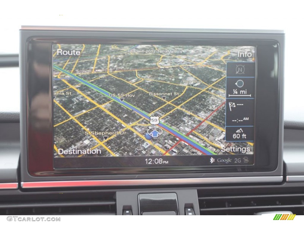 2013 Audi A6 3.0T quattro Sedan Navigation Photo #68378439