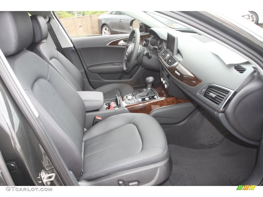 Black Interior 2013 Audi A6 3.0T quattro Sedan Photo #68378520