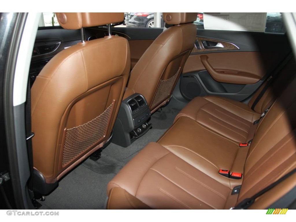 Nougat Brown Interior 2013 Audi A6 3.0T quattro Sedan Photo #68378712