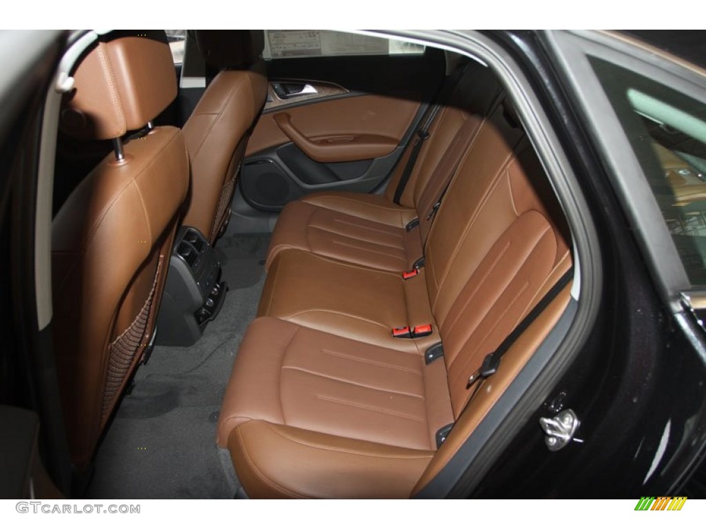 Nougat Brown Interior 2013 Audi A6 3.0T quattro Sedan Photo #68378721