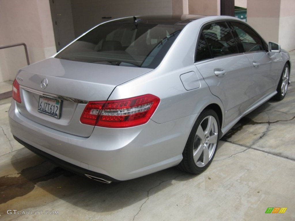 2010 E 350 Sedan - Iridium Silver Metallic / Black photo #2