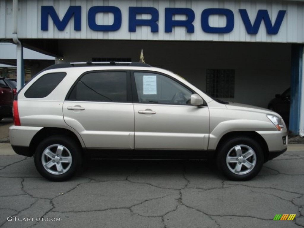 2009 Sportage EX V6 4x4 - Gold Leaf / Beige photo #1