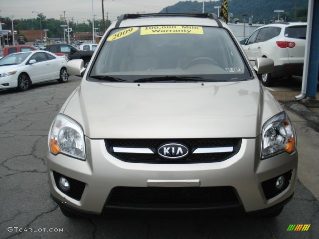 2009 Sportage EX V6 4x4 - Gold Leaf / Beige photo #3