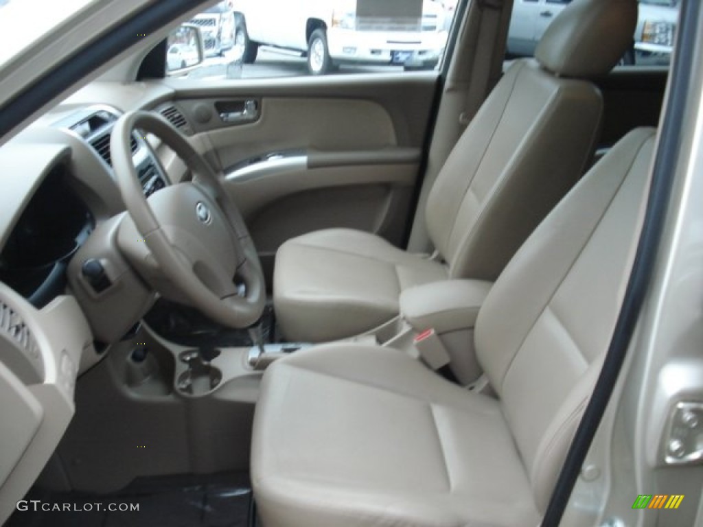 2009 Kia Sportage EX V6 4x4 Front Seat Photo #68379222