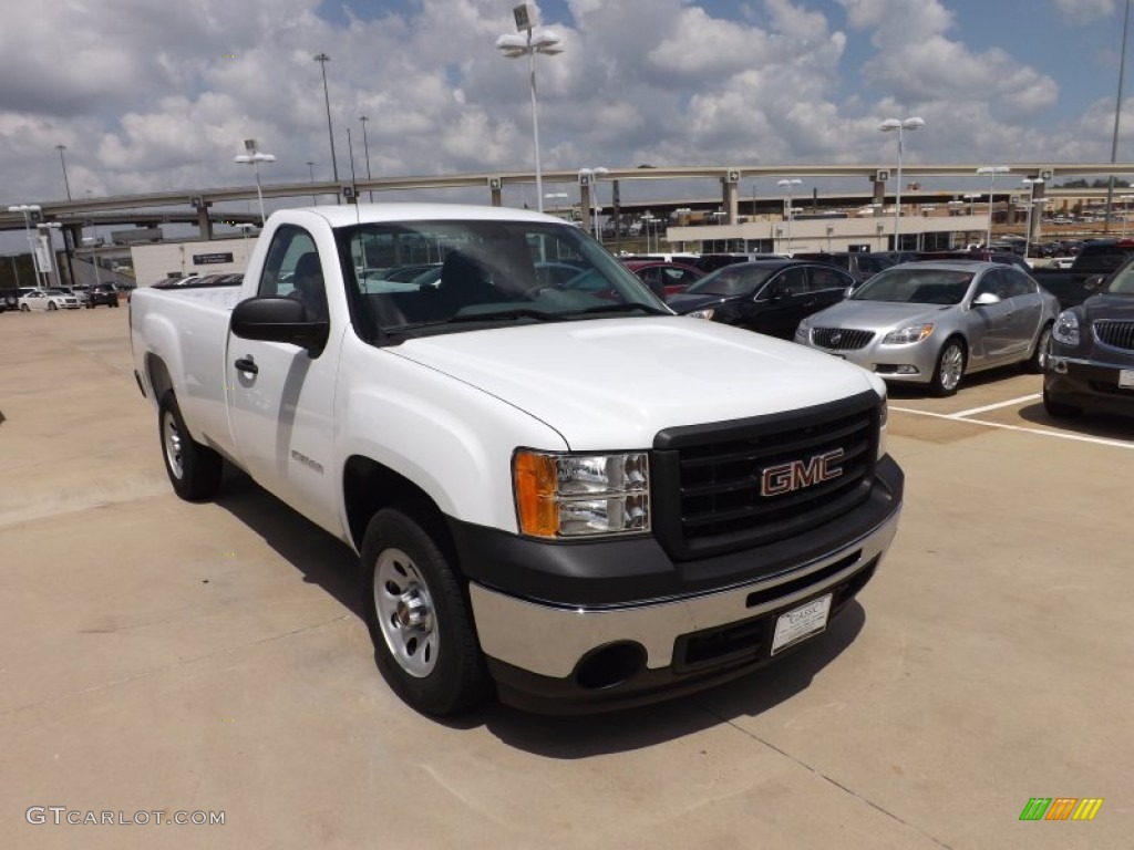 2013 Sierra 1500 Regular Cab - Summit White / Dark Titanium photo #7