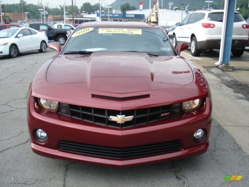 2010 Camaro SS/RS Coupe - Red Jewel Tintcoat / Black photo #23