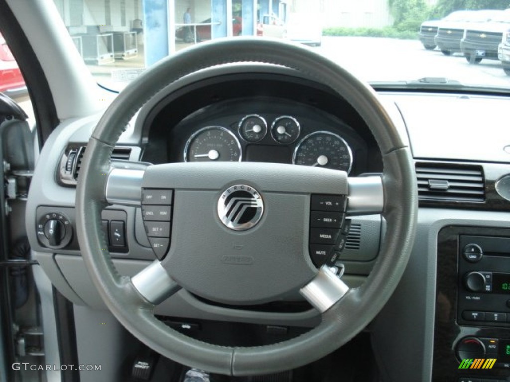 2007 Mercury Montego Premier Shale Steering Wheel Photo #68380032