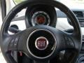 Tessuto Grigio/Nero (Grey/Black) 2012 Fiat 500 Pop Steering Wheel