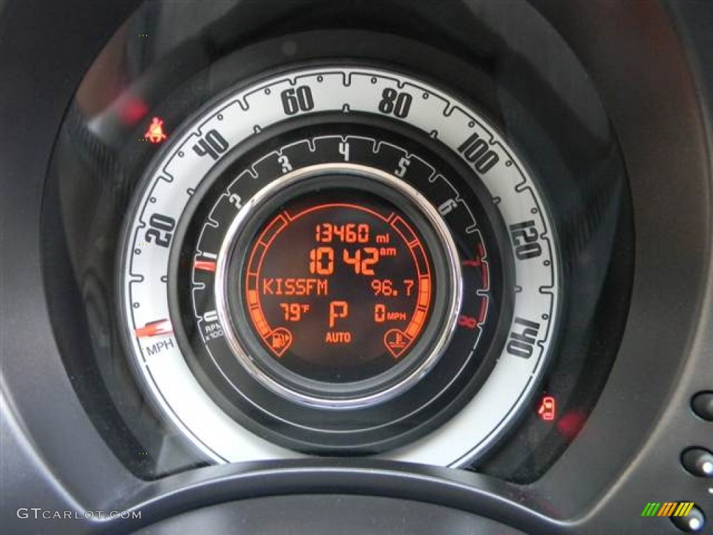 2012 Fiat 500 Pop Gauges Photo #68380218