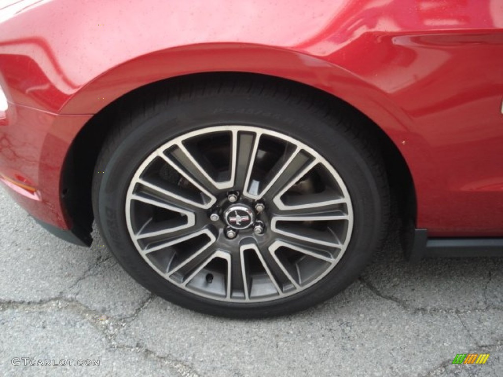 2010 Mustang GT Premium Coupe - Red Candy Metallic / Charcoal Black photo #20