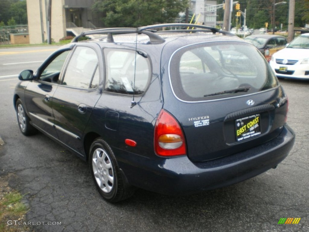 2000 Elantra GLS Wagon - Mystic Teal Mica / Gray photo #6