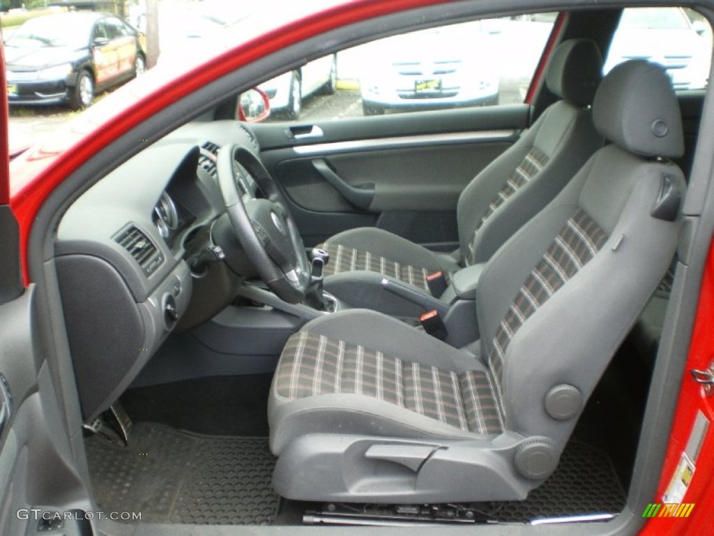 Interlagos Plaid Cloth Interior 2008 Volkswagen GTI 2 Door Photo #68380767