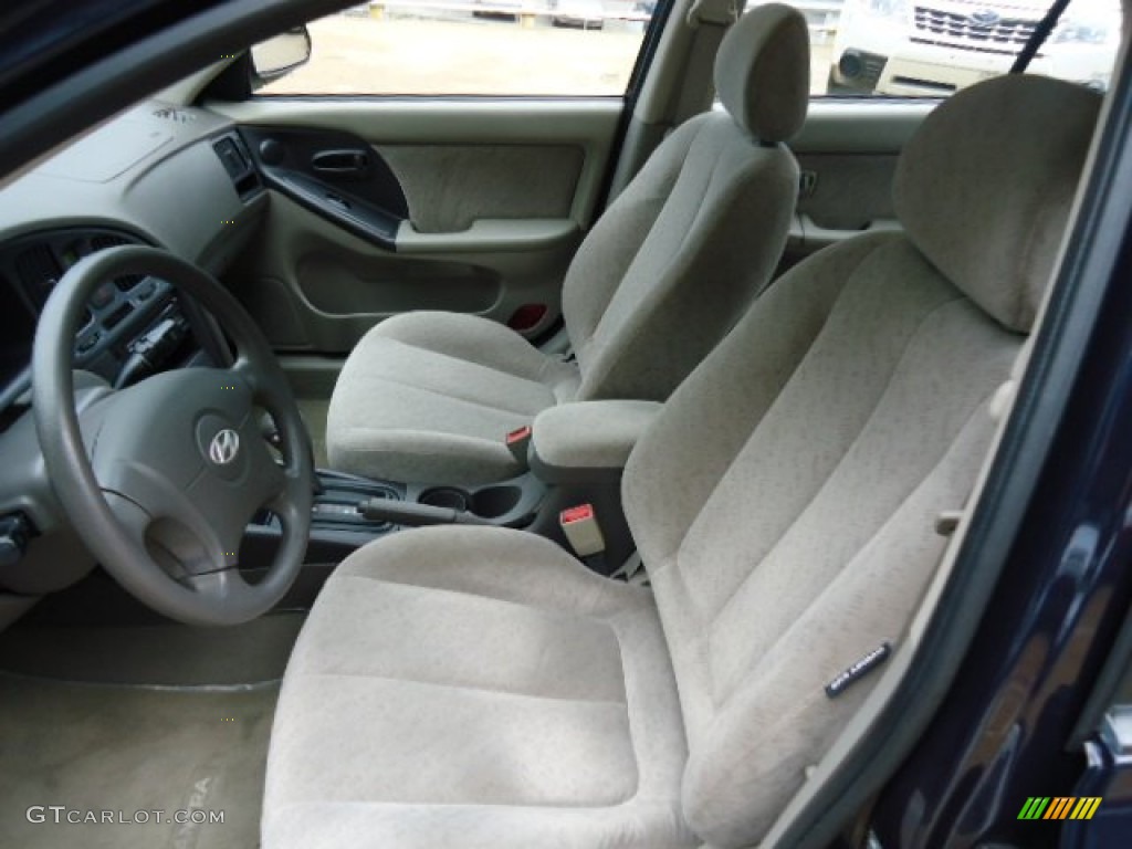 2006 Elantra GLS Sedan - Moonlit Dark Blue / Gray photo #8