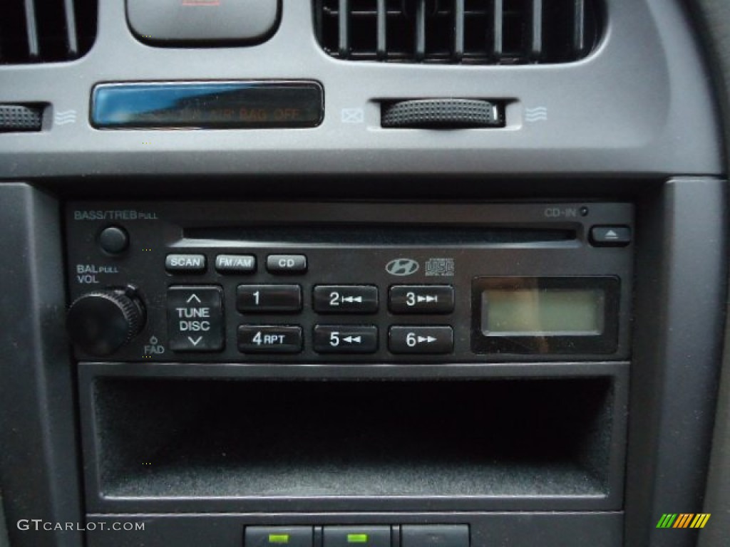 2006 Elantra GLS Sedan - Moonlit Dark Blue / Gray photo #14