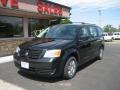 Brilliant Black Crystal Pearl 2010 Dodge Grand Caravan SE