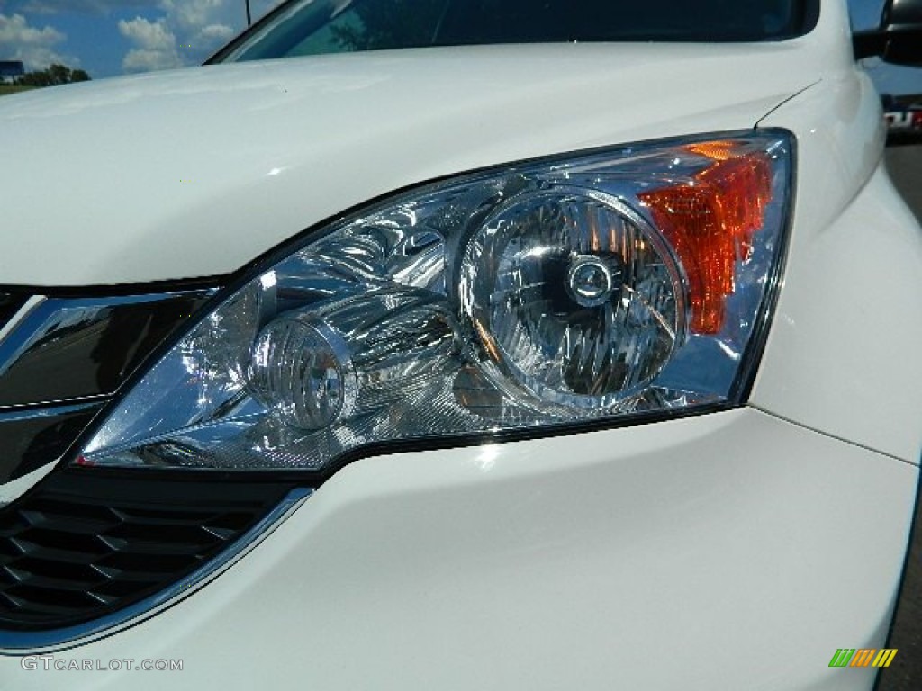 2011 CR-V EX - Taffeta White / Gray photo #9