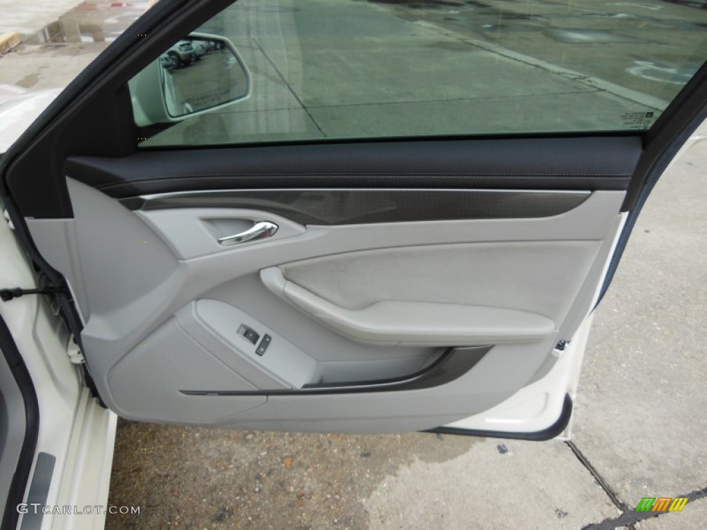 2009 CTS -V Sedan - White Diamond Tri-Coat / Light Titanium/Ebony photo #8