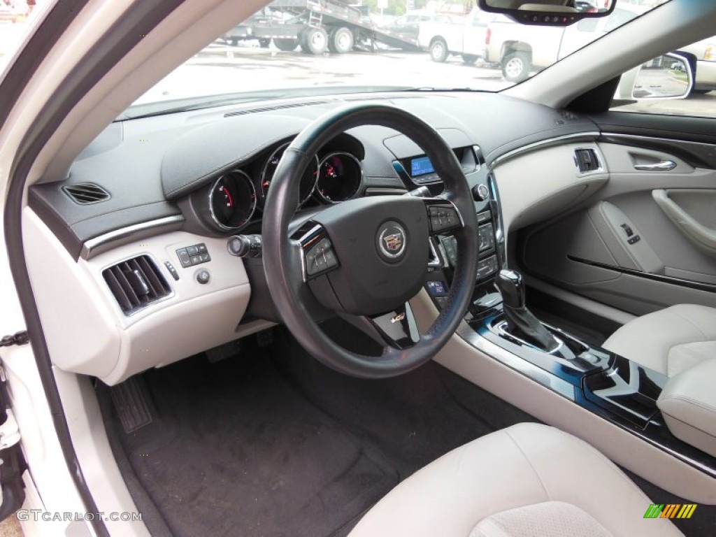 2009 CTS -V Sedan - White Diamond Tri-Coat / Light Titanium/Ebony photo #14