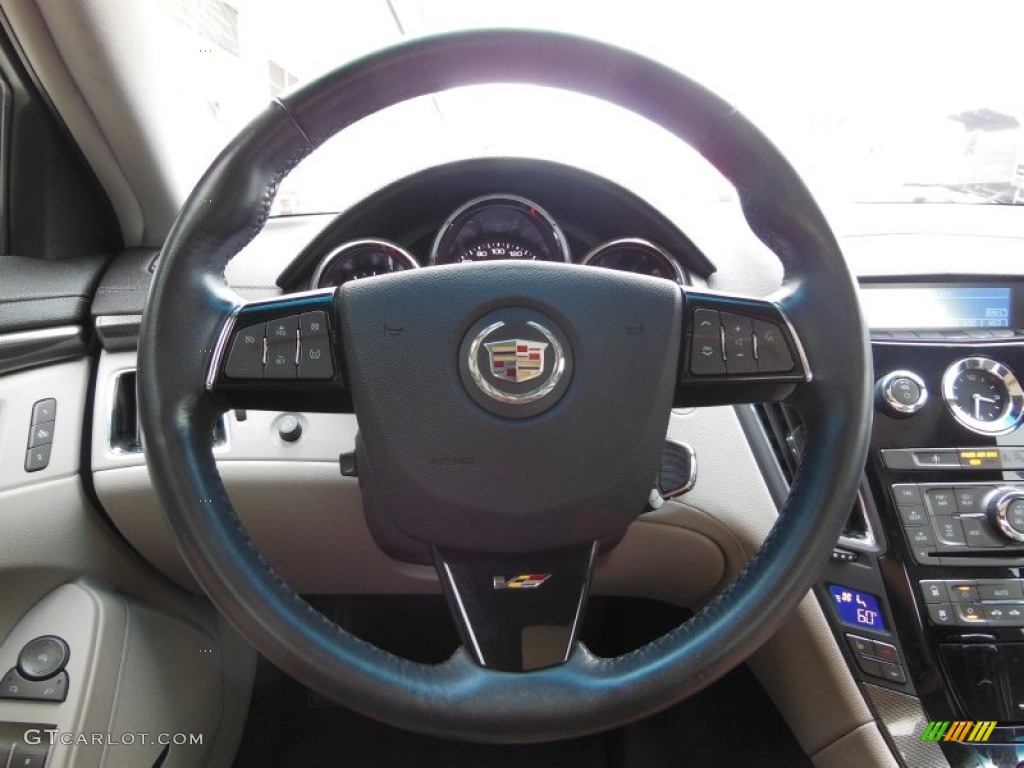 2009 CTS -V Sedan - White Diamond Tri-Coat / Light Titanium/Ebony photo #16