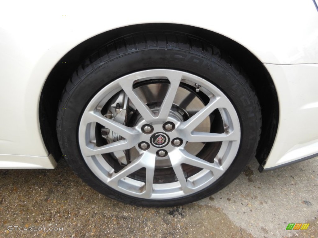 2009 CTS -V Sedan - White Diamond Tri-Coat / Light Titanium/Ebony photo #27