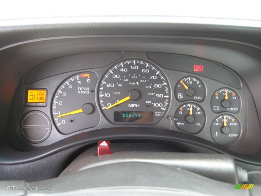 2001 Chevrolet Silverado 1500 LS Regular Cab 4x4 Gauges Photo #68384040