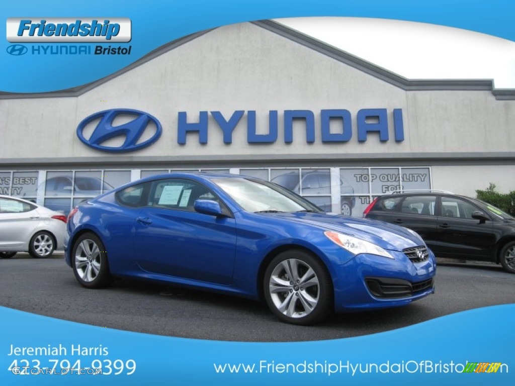 Mirabeau Blue Hyundai Genesis Coupe