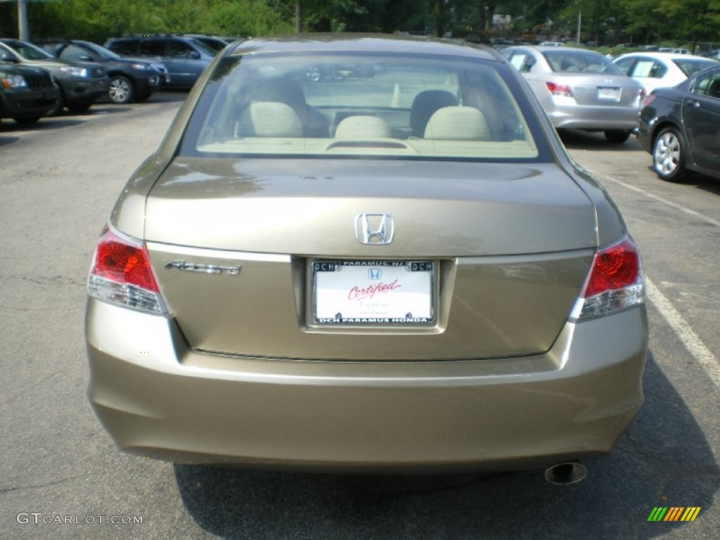 2010 Accord EX Sedan - Bold Beige Metallic / Ivory photo #10