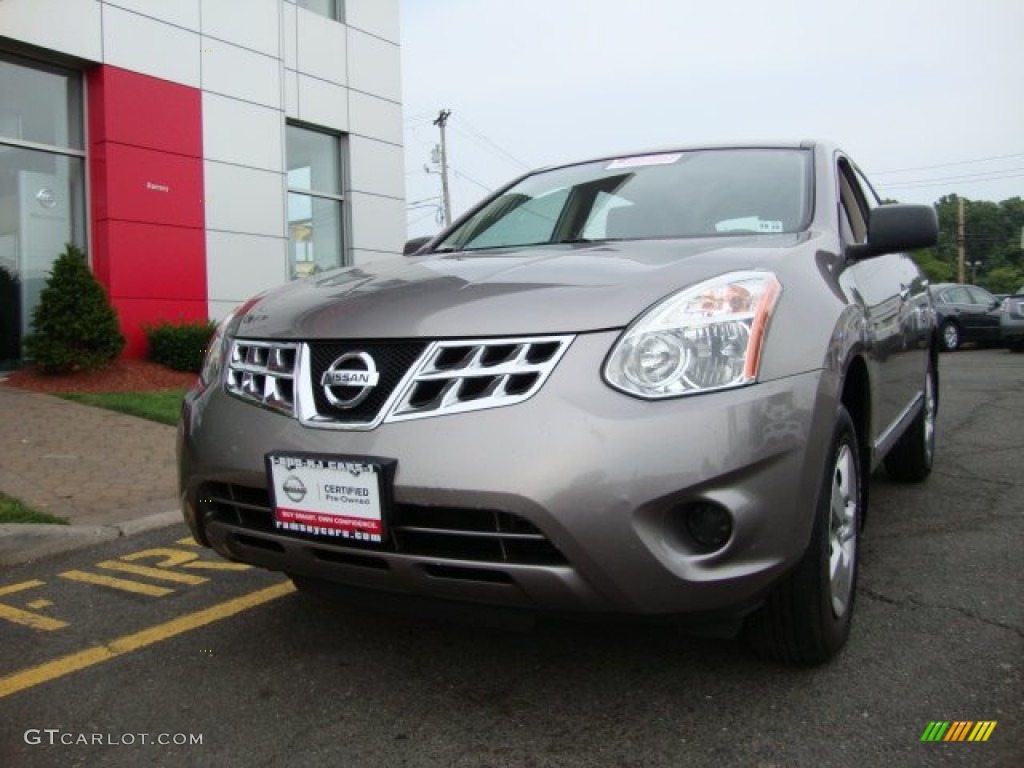 2011 Rogue S AWD - Platinum Graphite / Black photo #1
