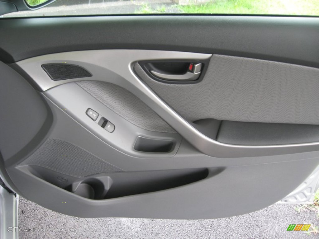 2013 Elantra Limited - Shimmering Air Silver / Gray photo #22