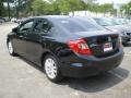 2012 Crystal Black Pearl Honda Civic EX-L Sedan  photo #12