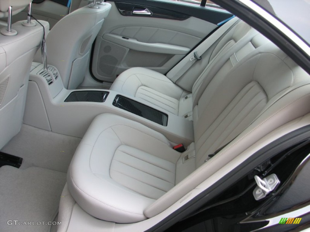 Ash/Black Interior 2013 Mercedes-Benz CLS 550 4Matic Coupe Photo #68385993