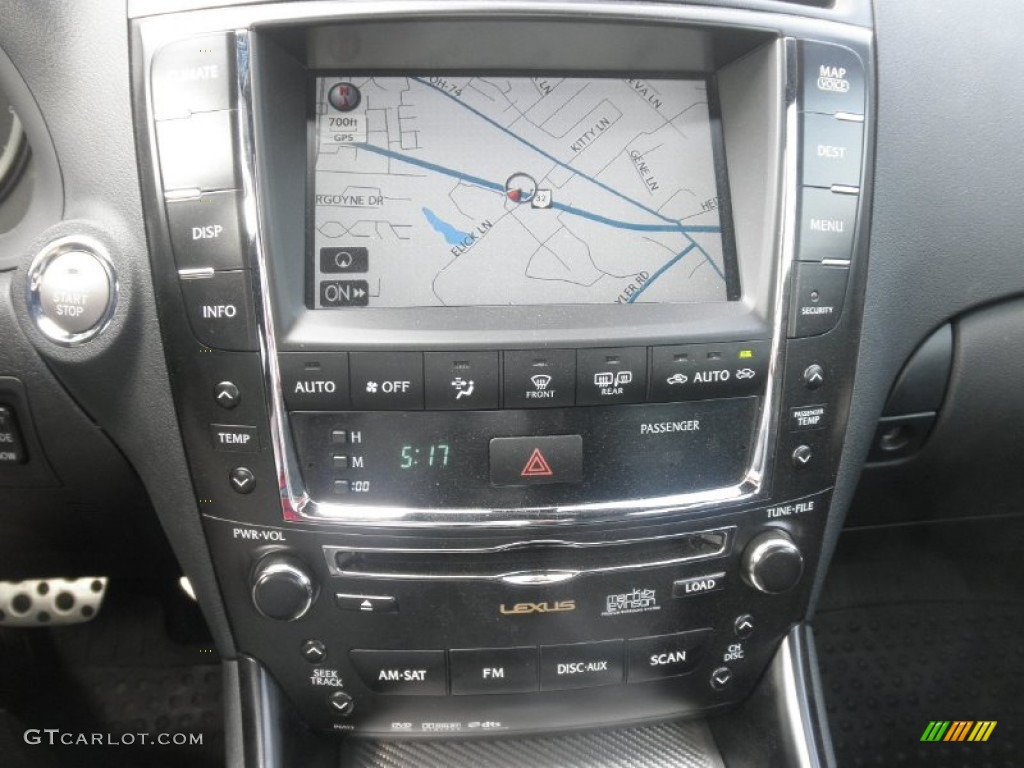 2009 Lexus IS F Navigation Photo #68386047