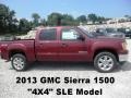 2013 Sonoma Red Metallic GMC Sierra 1500 SLE Crew Cab 4x4  photo #1