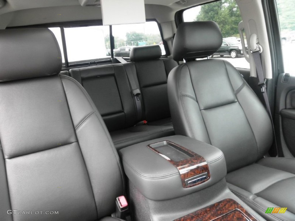 Ebony Interior 2013 GMC Sierra 3500HD SLT Crew Cab 4x4 Photo #68387083