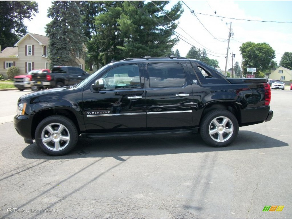 2013 Avalanche LTZ 4x4 Black Diamond Edition - Black / Ebony photo #5